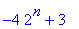-4*2^n+3
