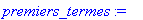 premiers_termes := proc (n, u0) local i, u, s; u :=...
