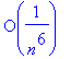 O(1/(n^6))