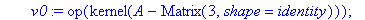 analyse_rotation := proc (A) local v0, theta, w; v0...