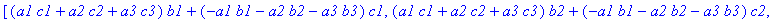 vector([(a1*c1+a2*c2+a3*c3)*b1+(-a1*b1-a2*b2-a3*b3)...