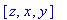 vector([z, x, y])