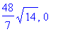 48/7*sqrt(14), 0