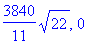 3840/11*sqrt(22), 0