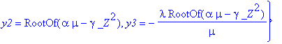 {z2 = 0, x3 = (lambda*beta-delta*gamma)/RootOf(alph...